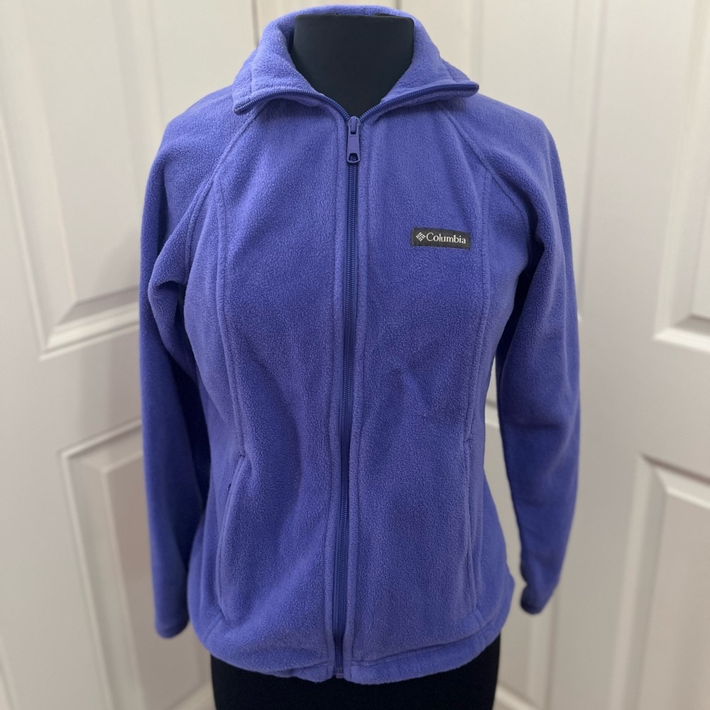 Columbia Light  Purple Full-Zip Fleece Jacket